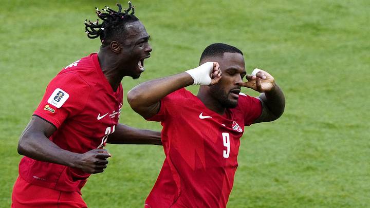 Canada's and Cyle Larin are favored to beat Qatar on Thursday. Canada's and Cyle Larin are favored to beat Qatar on Thursday.