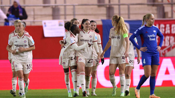 Die FC Bayern Frauen hatten Grund zu jubeln