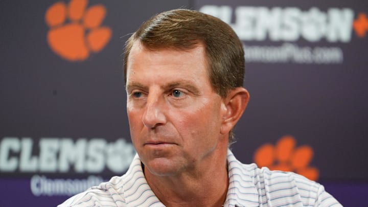 Clemson Tigers head coach Dabo Swinney and LSU head coach Brian Kelly have the Battle for Death Valley to open the season. Clemson Tigers head coach Dabo Swinney and LSU head coach Brian Kelly have the Battle for Death Valley to open the season.