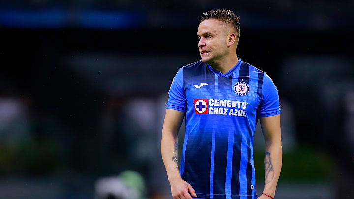 'Cabecita' Rodríguez con Cruz Azul