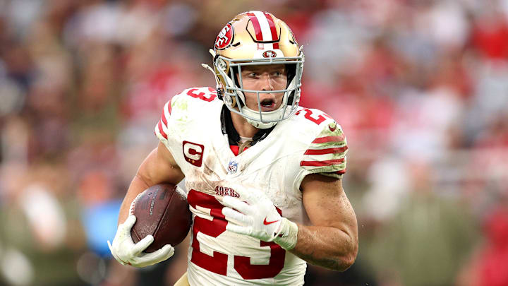 San Francisco 49ers running back Christian McCaffrey