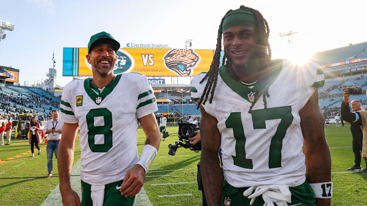 Rodgers and Adams showed flashes of their time with the Packers during Sunday's win over the Jaguars, but it remains to be seen if their future with the Jets will extend beyond this season. Rodgers and Adams showed flashes of their time with the Packers during Sunday's win over the Jaguars, but it remains to be seen if their future with the Jets will extend beyond this season.