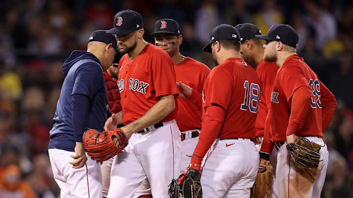 Nathan Eovaldi está furioso por un strike no decretado