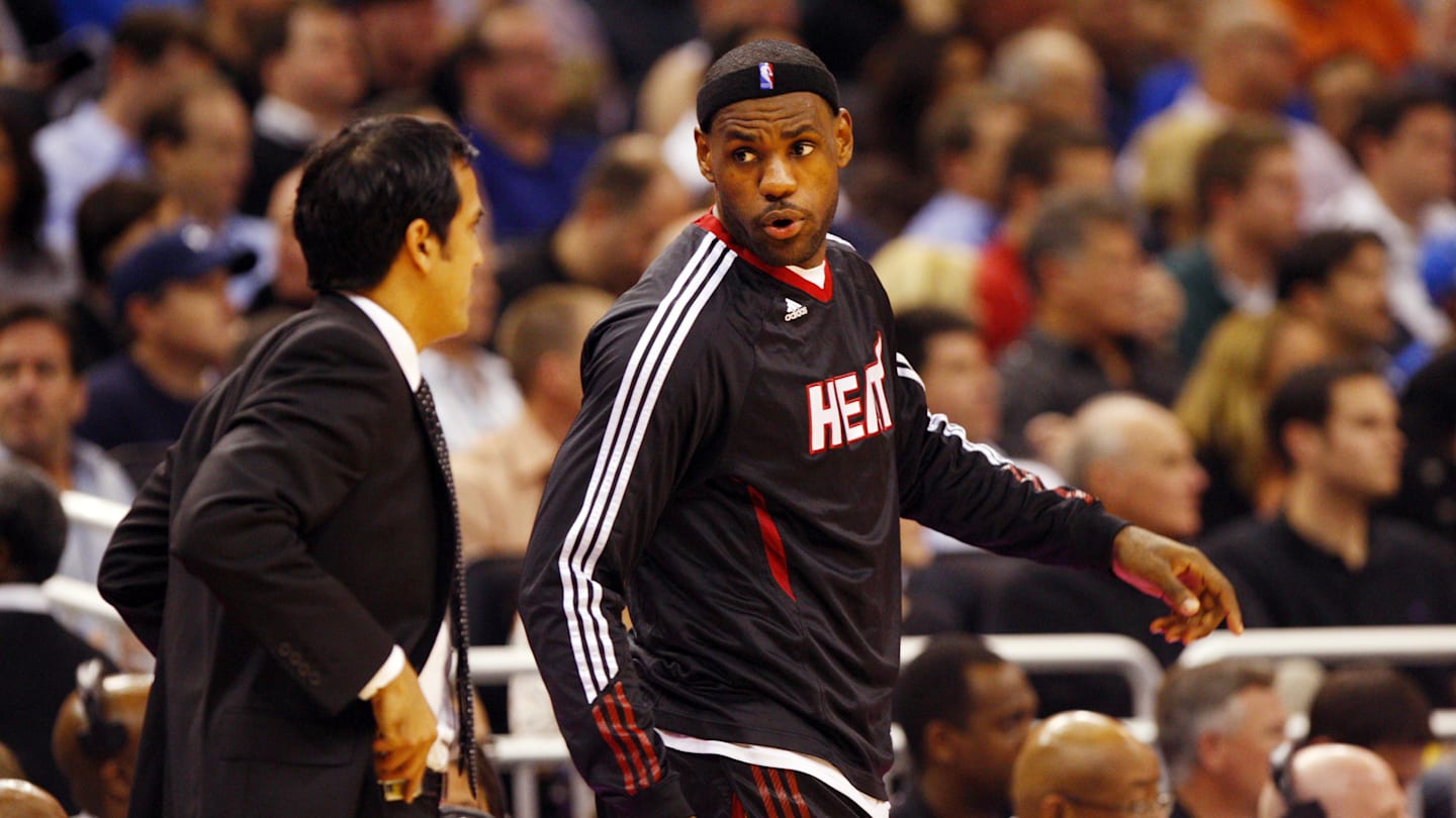 Former Heat coach reminisces on Pat Riley telling Heatles players he'd trade them before firing Spo
