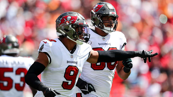 Former Tampa Bay Buccaneers OLB Joe Tryon-Shoyinka was among the players traded during a busy deadline day on Tuesday. Former Tampa Bay Buccaneers OLB Joe Tryon-Shoyinka was among the players traded during a busy deadline day on Tuesday.