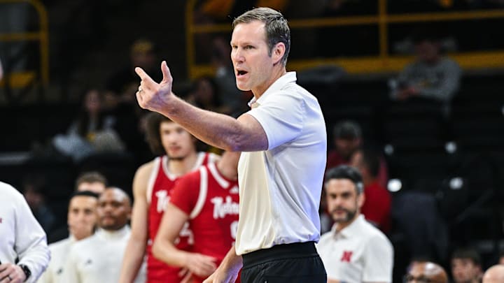 Nebraska head coach Fred Hoiberg reacts during the Huskers' Jan. 7th game at Iowa.