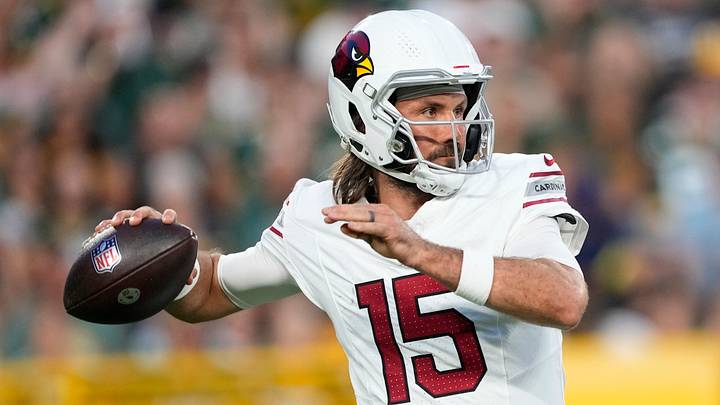 Aug 28, 2026; Green Bay, Wisconsin, USA; Arizona Cardinals quarterback Gardner Minshew II (15) throws a pass during the first quarter against the Green Bay Packers at Lambeau Field. Mandatory Credit: Jeff Hanisch-Imagn Images Aug 28, 2026; Green Bay, Wisconsin, USA; Arizona Cardinals quarterback Gardner Minshew II (15) throws a pass during the first quarter against the Green Bay Packers at Lambeau Field. Mandatory Credit: Jeff Hanisch-Imagn Images