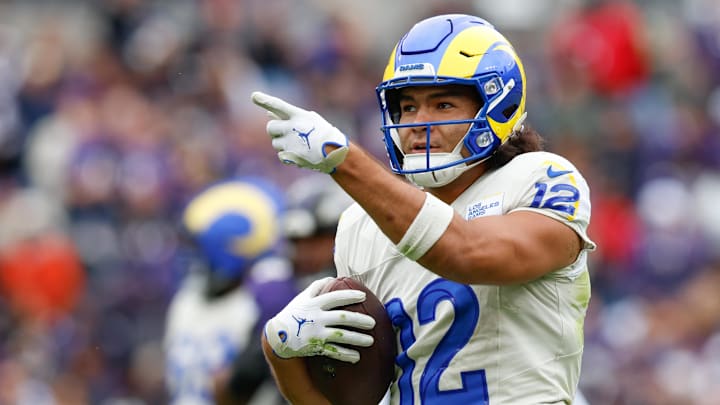 Los Angeles Rams wide receiver Puka Nacua won’t be in the lineup on Sunday in London.