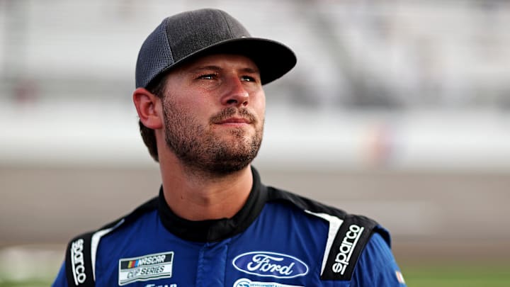 Todd Gilliland (shown here at Richmond Raceway in August 2024) will move to the No. 34 Ford for Front Row Motorsports for the 2025 NASCAR Cup Series season.