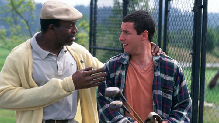 Carl Weathers and Adam Sandler in 1996's "Happy Gilmore"