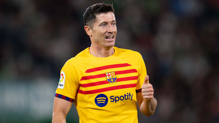 Lewandowski viene de marcar ante el Elche
