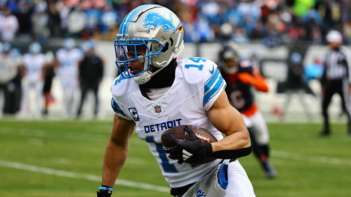 St. Brown enters Week 18 with 109 receptions for 1,186 yards and a career-high 12 touchdowns this season.