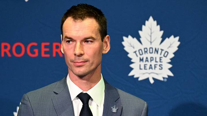 May 4, 2026; Toronto, Ontario, CANADA; Toronto Maple Leafs general manager John Chayka speaks to the media at Real Sports Bar. Mandatory Credit: Dan Hamilton-Imagn Images May 4, 2026; Toronto, Ontario, CANADA; Toronto Maple Leafs general manager John Chayka speaks to the media at Real Sports Bar. Mandatory Credit: Dan Hamilton-Imagn Images