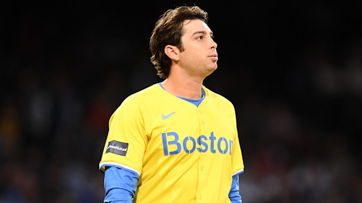 Sep 28, 2024; Boston, Massachusetts, USA; Boston Red Sox first baseman Triston Casas (36) walks off of the field after striking out against the Tampa Bay Rays during the eighth inning at Fenway Park. Mandatory Credit: Brian Fluharty-Imagn Images Sep 28, 2024; Boston, Massachusetts, USA; Boston Red Sox first baseman Triston Casas (36) walks off of the field after striking out against the Tampa Bay Rays during the eighth inning at Fenway Park. Mandatory Credit: Brian Fluharty-Imagn Images