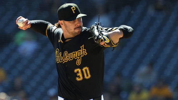 Sep 24, 2026; Pittsburgh, Pennsylvania, USA; Pittsburgh Pirates starting pitcher Paul Skenes (30) throws against the St. Louis Cardinals during the fourth inning at PNC Park. Mandatory Credit: Charles LeClaire-Imagn Images Sep 24, 2026; Pittsburgh, Pennsylvania, USA; Pittsburgh Pirates starting pitcher Paul Skenes (30) throws against the St. Louis Cardinals during the fourth inning at PNC Park. Mandatory Credit: Charles LeClaire-Imagn Images