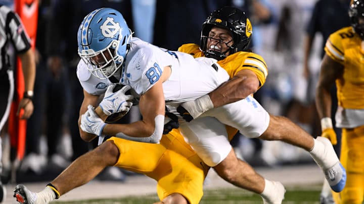 California linebacker Cade Uluave and the Bears held on to beat North Carolina