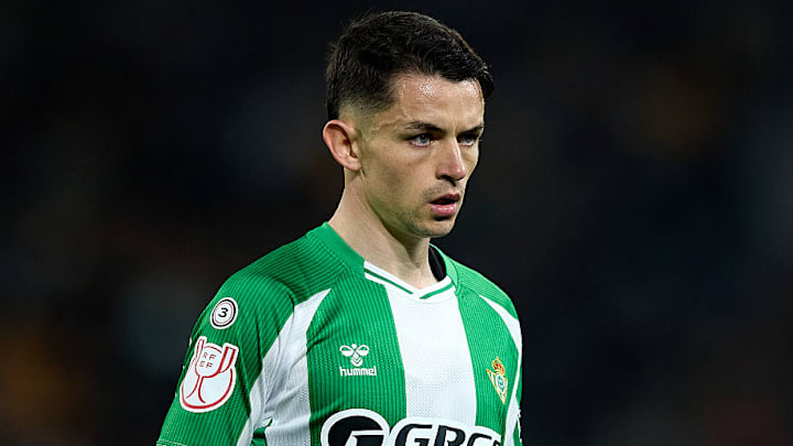 Álvaro Fidalgo made his Real Betis debut in the Copa del Rey quarterfinal. 
