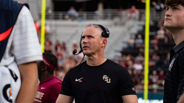 Florida State University football head coach Mike Norvell.