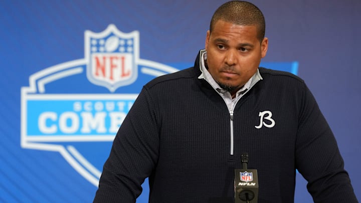 Chicago Bears general manager Ryan Poles.