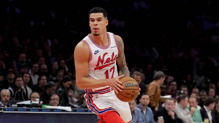 Oct 21, 2026; Brooklyn, New York, USA; Brooklyn Nets forward Michael Porter Jr. (17) looks to shoot the ball against the Charlotte Hornets during the third quarter at Barclays Center. Mandatory Credit: Brad Penner-Imagn Images