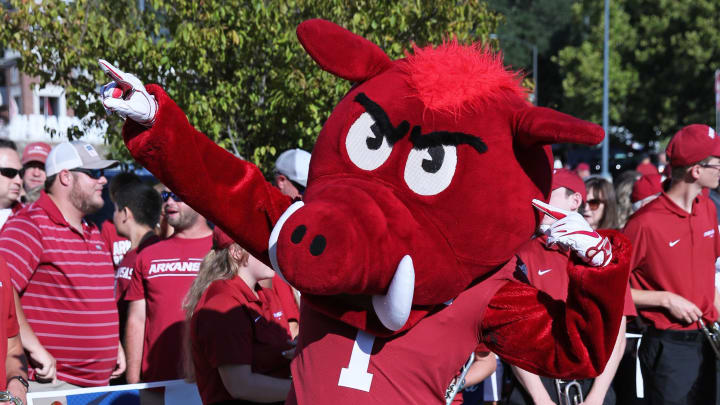 Arkansas Razorback football fans can expect to see a new Tyson product on Walmart shelves in the near future. Arkansas Razorback football fans can expect to see a new Tyson product on Walmart shelves in the near future.