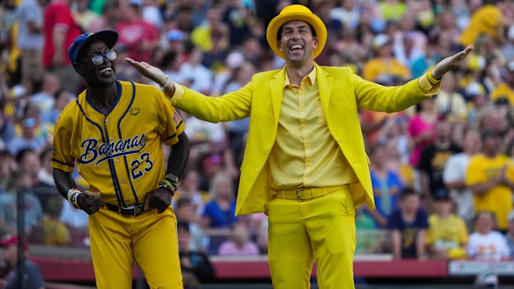 The Savannah Bananas played the Texas Tailgatersfor a second time at Great American Ballpark on Saturday June 14, 2025. The game included music, dancing, baby races, father and son catch and plenty of back flips. The Bananas played to a crowd of around 42,000 people both nights.