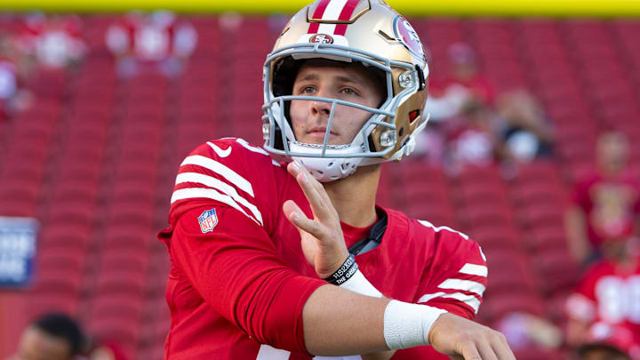 San Francisco 49ers quarterback Brock Purdy