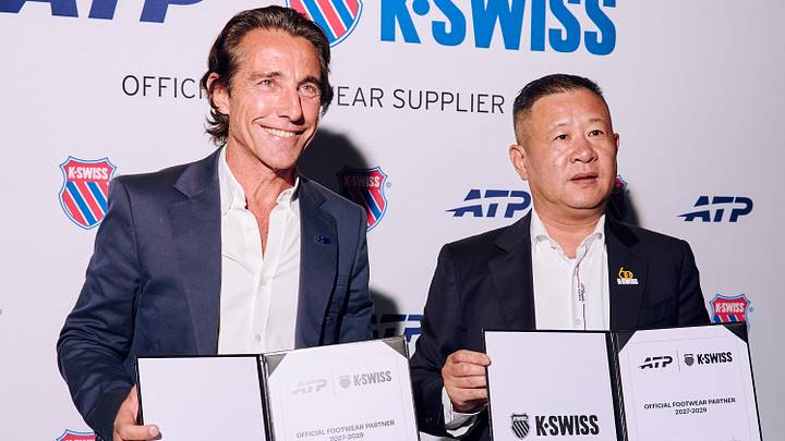 K-SWISS and the ATP sign a three year partnership deal. K-SWISS and the ATP sign a three year partnership deal.