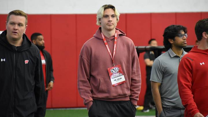 Wisconsin 2028 TE target Tre Oiler. Wisconsin 2028 TE target Tre Oiler.