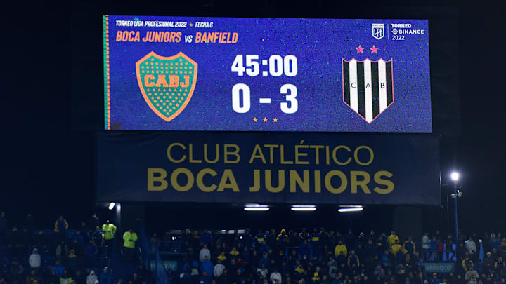 Boca, rival do Corinthians, perdeu feio em casa para o Banfield
