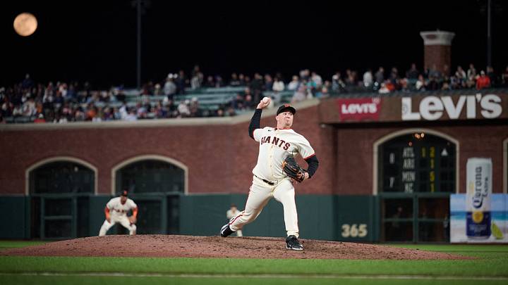 San Francisco Giants pitcher Blade Tidwell San Francisco Giants pitcher Blade Tidwell