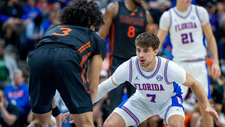 Urban Klavzar provided a big spark off the bench in the Florida Gators' win over Miami.