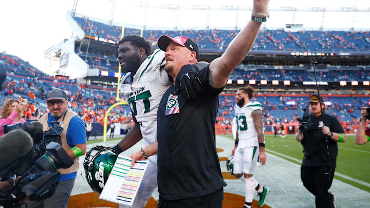 NY Jets, Mekhi Becton, Nathaniel Hackett