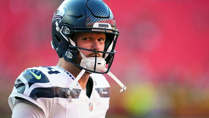 Aug 28, 2026; Kansas City, Missouri, USA; Seattle Seahawks quarterback Sam Darnold (14) takes the field prior to a game against the Kansas City Chiefs at Arrowhead Stadium. Mandatory Credit: Jay Biggerstaff-Imagn Images Aug 28, 2026; Kansas City, Missouri, USA; Seattle Seahawks quarterback Sam Darnold (14) takes the field prior to a game against the Kansas City Chiefs at Arrowhead Stadium. Mandatory Credit: Jay Biggerstaff-Imagn Images