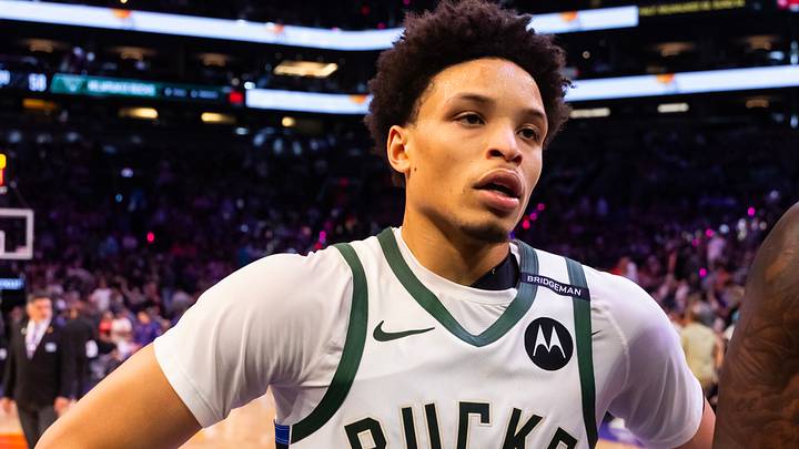 Mar 24, 2025; Phoenix, Arizona, USA; Milwaukee Bucks guard Ryan Rollins (13) against the Phoenix Suns at Footprint Center. Mandatory Credit: Mark J. Rebilas-Imagn Images Mar 24, 2025; Phoenix, Arizona, USA; Milwaukee Bucks guard Ryan Rollins (13) against the Phoenix Suns at Footprint Center. Mandatory Credit: Mark J. Rebilas-Imagn Images