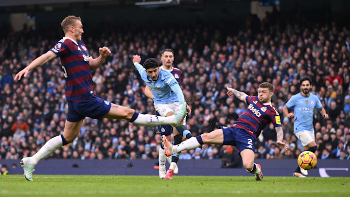 Marmoush anotou hat-trick na vitória do Manchester City 