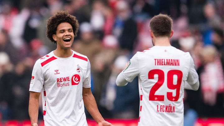 Neo Telle (l.) verlässt den 1. FC Köln