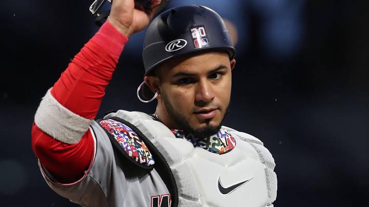 Washington Nationals catcher Keibert Ruiz Washington Nationals catcher Keibert Ruiz