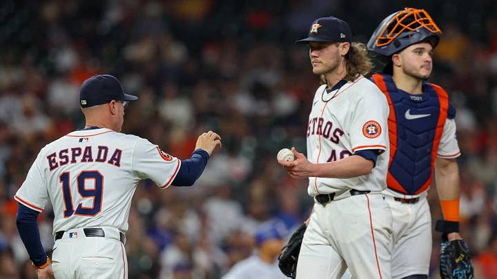 Houston Astros manager Joe Espada (19). Mandatory Credit: Thomas Shea-Imagn Images