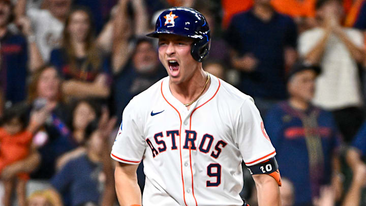Houston Astros infielder Zach Dezenzo