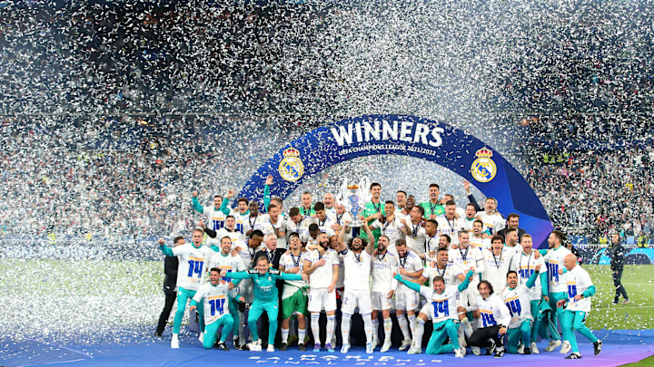 Le Real Madrid vainqueur de la Ligue des Champions l'an passé au Stade de France