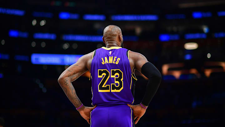 Los Angeles Lakers forward LeBron James on Feb 6, 2025.