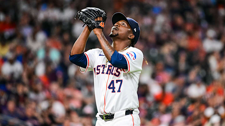 Houston Astros pitcher Rafael Montero