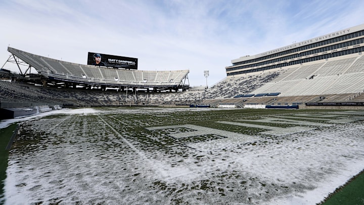 A general view of Beaver Stadium after Matt Campbell is announced as the Penn State Nittany Lions new head coach