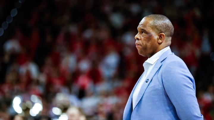 UNC basketball head coach Hubert Davis UNC basketball head coach Hubert Davis