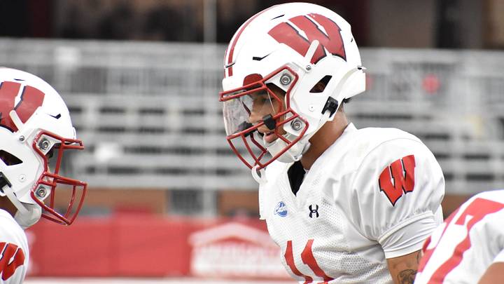 Wisconsin WR Kash Brock. Wisconsin WR Kash Brock.
