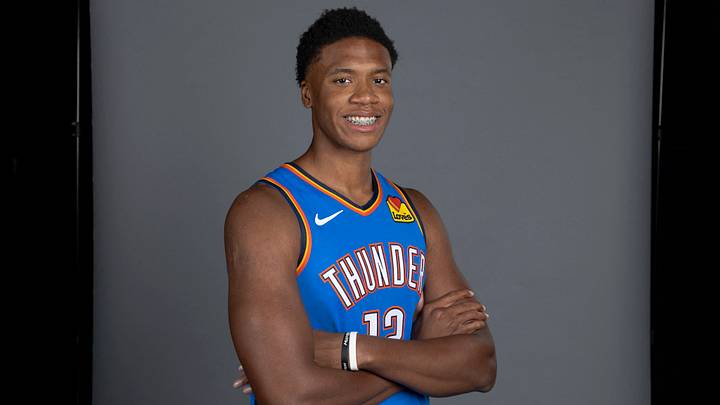 Sep 28, 2026; Oklahoma City, OK, USA; Oklahoma City Thunder center Thomas Sorber (12) poses for a photo during Oklahoma City Thunder Media Day at Paycom Center. Sep 28, 2026; Oklahoma City, OK, USA; Oklahoma City Thunder center Thomas Sorber (12) poses for a photo during Oklahoma City Thunder Media Day at Paycom Center.