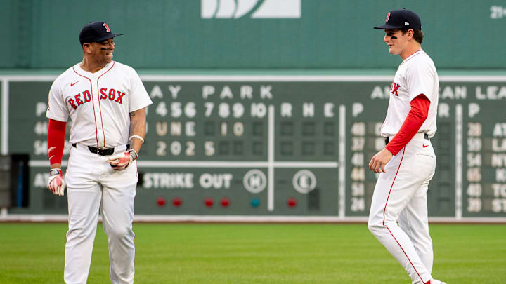 Boston Red Sox OF Roman Anthony, former DH Rafael Devers