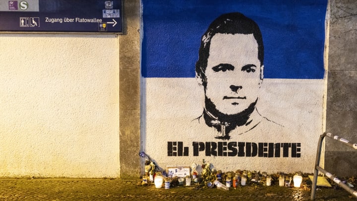 Die Hertha-Fans trauern um Kay Bernstein Die Hertha-Fans trauern um Kay Bernstein