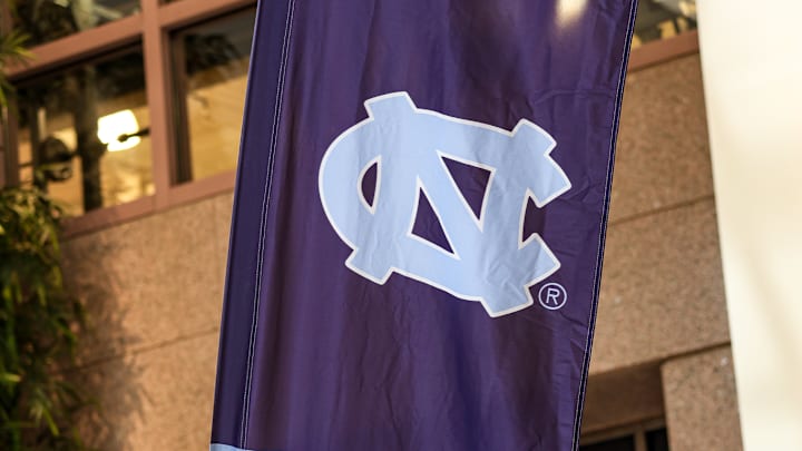 UNC Flag at ACC Kickoff UNC Flag at ACC Kickoff